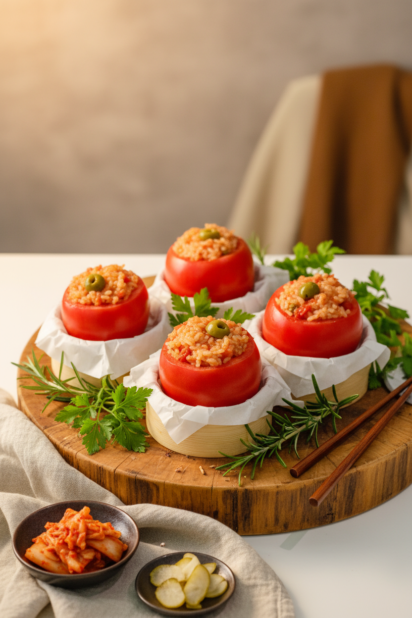 토마토찜밥 플레이팅 2