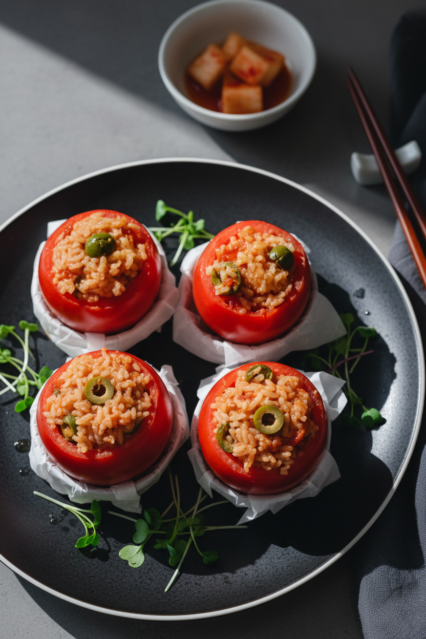 토마토찜밥 플레이팅 3